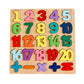 Calandis Montessori Puzzle Board Matching Game Learning For Ages 2~4 Birthday Gifts Number | Toys For Baby