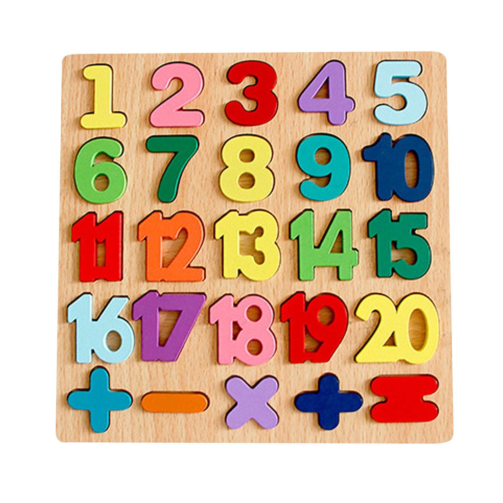 Calandis Montessori Puzzle Board Matching Game Learning For Ages 2~4 Birthday Gifts Number | Toys For Baby