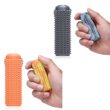 2PCS Little Ouchies Fidget Keychain for Adults,Spiky Grippie Stim Sensory Toy | Pain Relief & Anxiety Stress Relief |Tactile Fid