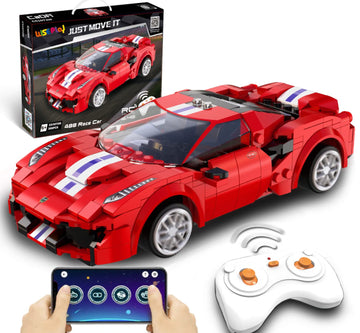 Wiseplay Stem Toys For 7-10 Year Old Boys & Girls - 306Pcs Rc Car Building Block Set - Stem Building Toys For Boys & Girls Ages