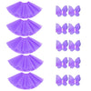 BGFKS Tutu Skirt for Girls,5 Pack Princess Party Favor Dress Skirt Set with hairclips for 2-8 Years.(Purple)