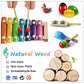 Looikoos Toddler Musical Instruments,Wooden Percussion Instruments Toy For Kids Baby Preschool Educational Musical Toys Set For Boys And Girls With Storage Bag