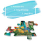 Flower Plant Gardening Puzzle 1000 Piece For Adults, Spring Nature Garden Jigsaw Puzzle, Cat Colorful Cabin Puzzles