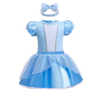 Baby Girls Costume For Infant Romper Onesie Babysuit Birthday Christmas Halloween With Headband 6-9Months(K30-80)