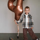 40 Inch Dark Brown 1 Balloon For First Birthday, Coffee Brown 1St Number Balloons Birthday Decorations For Girl Boy Kids Toddler