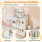Joymor Wooden Play Kitchen W/Coffee Machine, Plenty Of Play Pretend Kitchen Accessories, Kids Play Kitchen Design, Best Gift For
