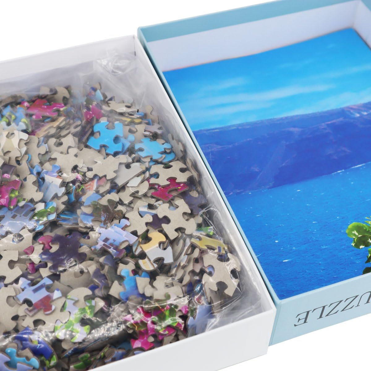 Beduke Jigsaw Puzzles For Adults 1000 Pieces Thick Sturdy Precise Interlocking Santorini Greece 1000 Piece Puzzle Age 14+ Family
