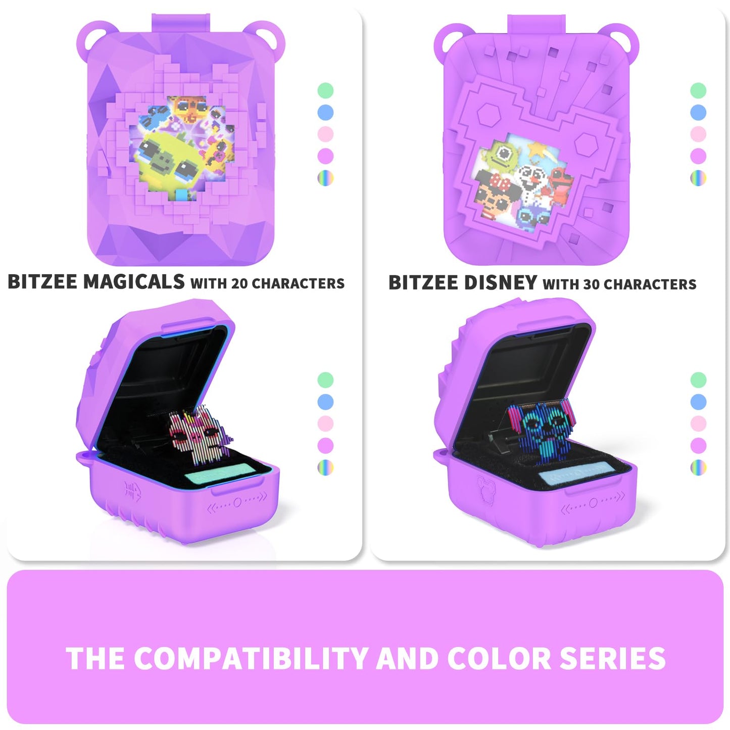 Soft Silicone Case for Bitzee Magicals Interactive Toy Digital Pet, Shockproof and Protective Carrying Case for Bitzee Magicals