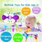 100Pcs Suction Bath Toys For Baby Kids, Bath Toy Silicone Construction Building Blocks Montessori Sensory Toy For 3 4 5 6 7 8 Ye