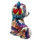 PLUSHOLOGY I Love Nashville Graffiti Teddy Bear Eco Friendly Stuffed Animal; Cuddly Soft Velboa Plush Animal for Kids 3 Years Old to mature-themeds; Child-Safe Embroidered Face Details (10 Tall When Seated)