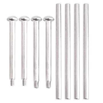 AllinRC Steel Hinge Pins Front Upper & Lower Outer for Arrma 1/8 Kraton Typhon Talion 6S BLX 1/7 Felony Infraction