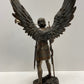Unknown 13 Inch Cold Cast Bronze Figurine - Archangel Saint Gabriel with Horn, 7.48"x6.11"x2.99"