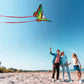 Honbo Rainbow Butterfly Kite For Adults,Single Line Kites For Kids Ages 4-8, Easy To Fly Kite With 200Ft Line And Kite Handle, Wonderful Kite For Beach, Park (Green)
