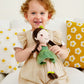 GAGAKU Soft Plush Baby Doll - 12" Cotton Forest Girl Rag Doll, Machine Washable, Perfect Gift for Toddlers & Infants