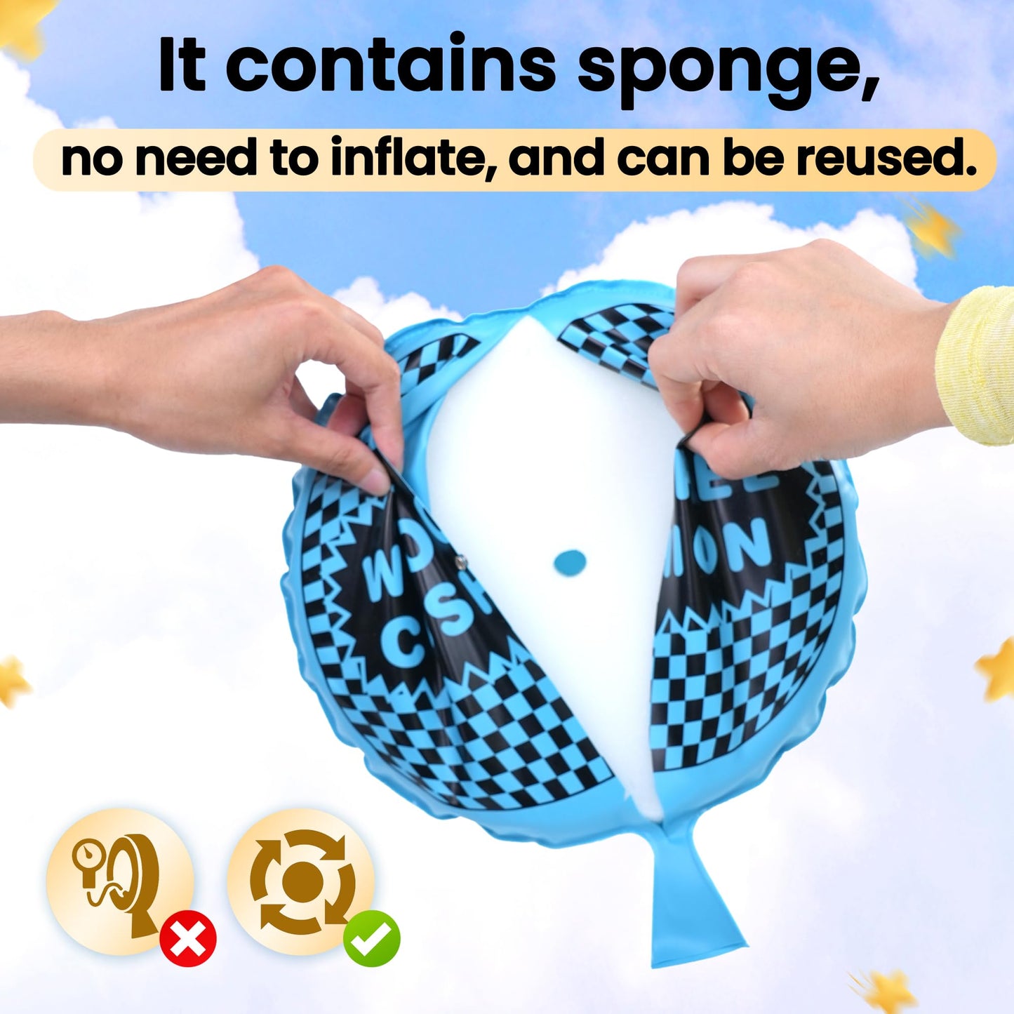 sicitu Whoopee Cushion  9 Whoopie Cushion Fart Toy  Self Inflating Woopie Cushion for Kids mature-themed Teens  Make Great Big Mega Woopy Fart Sounds  Funny Fart Game  Prank Gag White Elephant Gifts