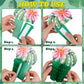Whaline 10Pcs Cactus Honeycomb Centerpiece Potted Succulent Paper Table Topper Rustic Bloom Theme Summer Party Table Decoration For Birthday Hawaiian Luau Baby Shower Photography