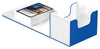 Ultimate Guard Sidewinder Synergy 100+, Deck Box For 100 Double-Sleeved Tcg Cards, Blue/White, Magnetic Closure & Microfiber Inner Lining