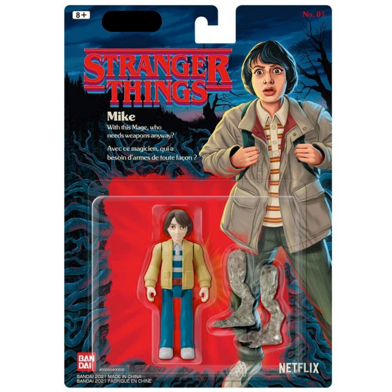 Bandai Stranger Things Mike 4 Inch limited availability Figure