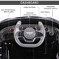 Aosom Licensed Bentley Exp12 Kids Electric Car With Parent Remote Control, 12V Ride On Car With Butterfly Doors, Startup Sound, Suspension, Mp3 Player, Songs, Horn, Lights, Black