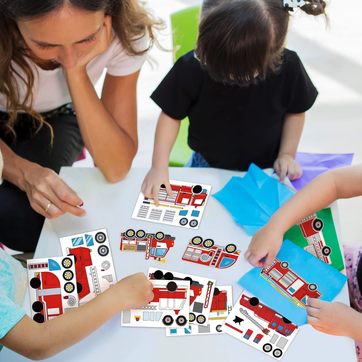 36 Sheets Car Stickers For Your Kids Make Your Own Stickers Car Themed Birthday Party Decor Car Racing Gifts Party Favor Supply