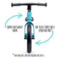 Hornit Airo Balance Bike For 18 Month Toddlers To 5 Year Old Kids, Super Lightweight Magnesium Alloy, No Pedal, Adjustable Seat, Rubber Tires
