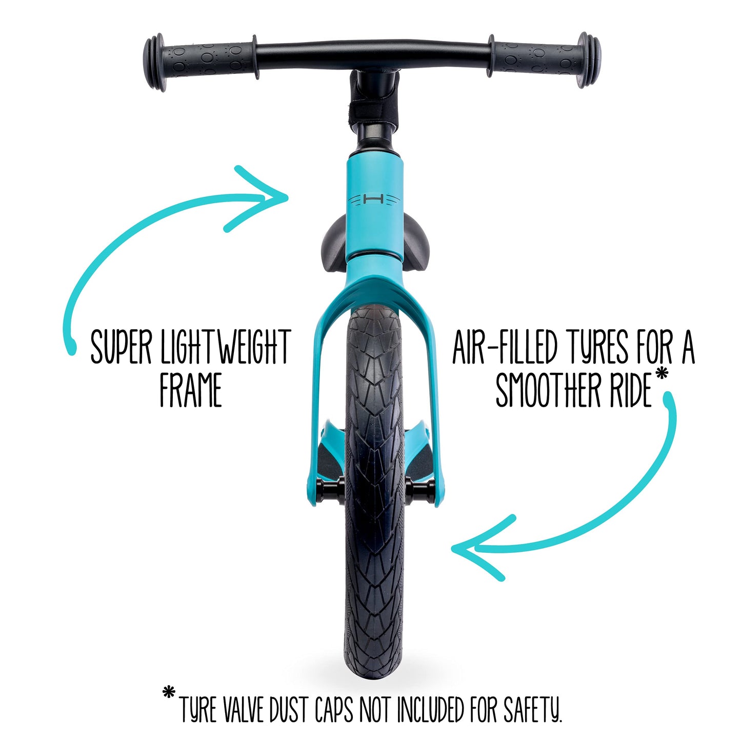 Hornit Airo Balance Bike For 18 Month Toddlers To 5 Year Old Kids, Super Lightweight Magnesium Alloy, No Pedal, Adjustable Seat, Rubber Tires