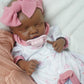 Kuiceo Silicone Reborn Baby Dolls-17.7 Inch Realistic Newborn Anatomically Correct Girl With Realistic Blood Vessels And Skin