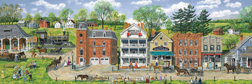 Eurographics (Eurhr Train Station By Bob Fair 1000Piece Puzzle (Panorama) 1000Piece Jigsaw Puzzle
