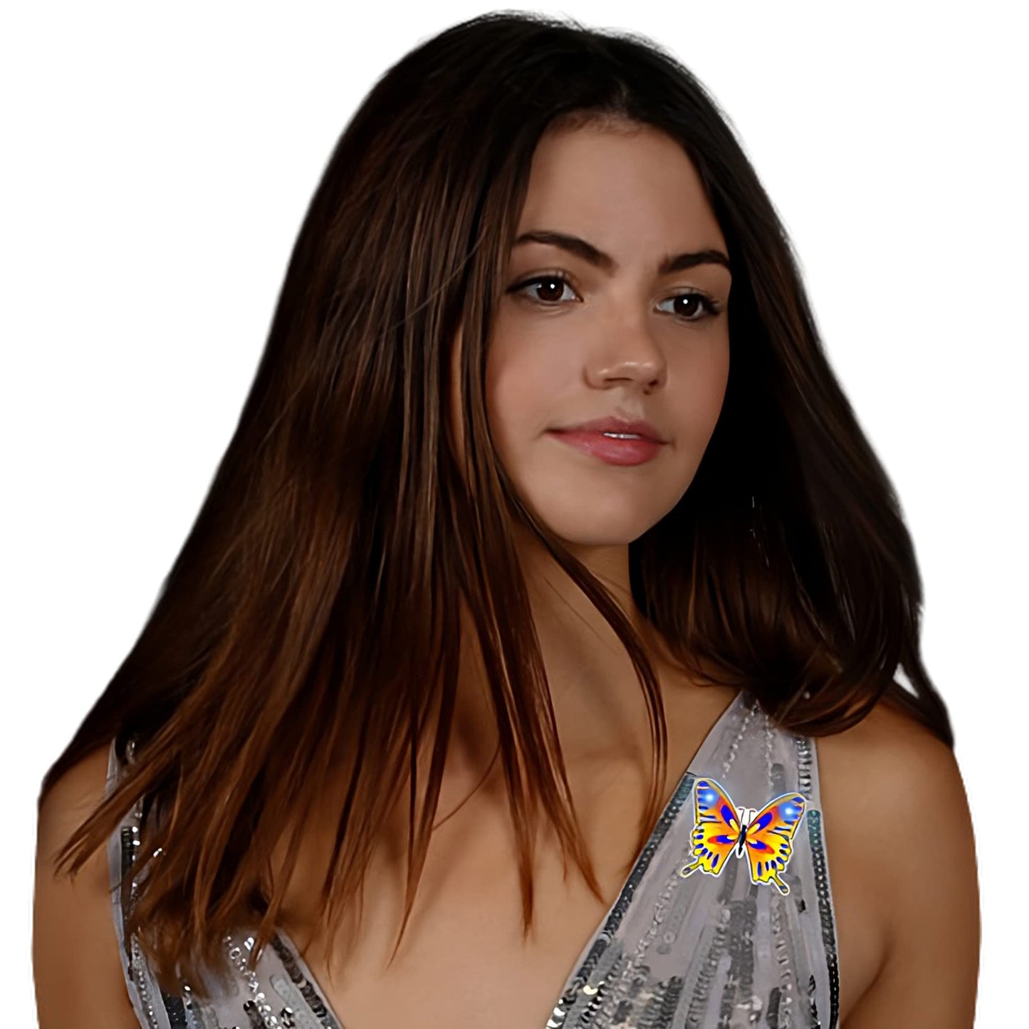 Mood Butterfly Flashing Body Light Lapel Pins