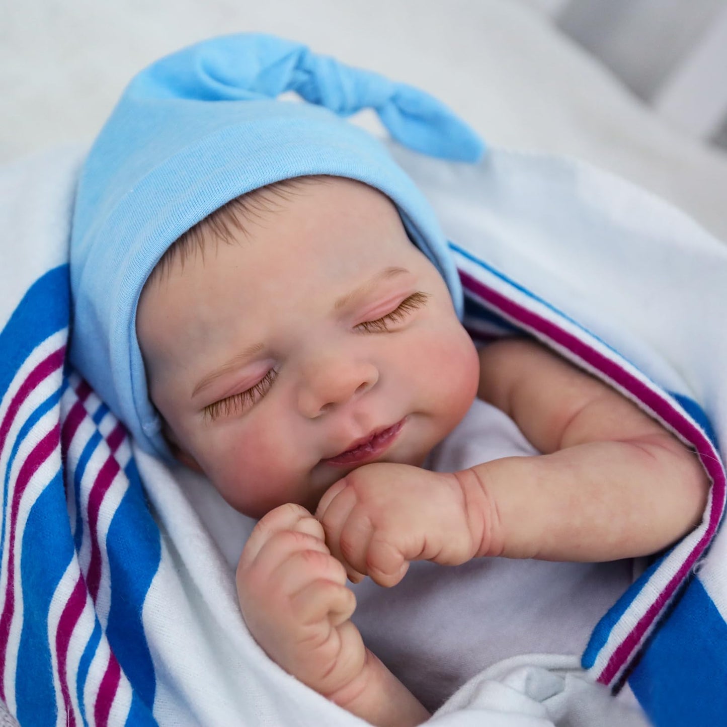 Charex Realistic Reborn Baby Dolls Boy - 18 Inch Newborn Sleeping Baby Dolls, Lifelike Reborn Baby Dolls With Weighted Soft Cloth Body Birthday Gift Toy For Age 3+