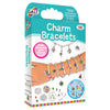 Galt Charm Bracelets - Fun Bracelet and Jewellery Making Kit - Craft Kit for Kids with Colourful Beads and 9 Clip-On Metal Charm