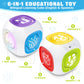 Toys For 1+ Year Old Boy Girl, Bilingual Learning Cube With Music & Light, Early Learning Musical Baby Toys 12-18 Month, Educational Toy For Toddler Age 1-2, Christmas Birthday Gifts For Kids Aged 1+
