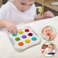 Likee Fidget Popper Sensory Baby Toys For 10+ Months, Montessori Busy Toy For 1 2 3 Years Old Toddlers Push And Popping Bubbles Fine Motor Skill, Travel Toys For Kids Ages 1-3 Stress Relief (1 Piece)