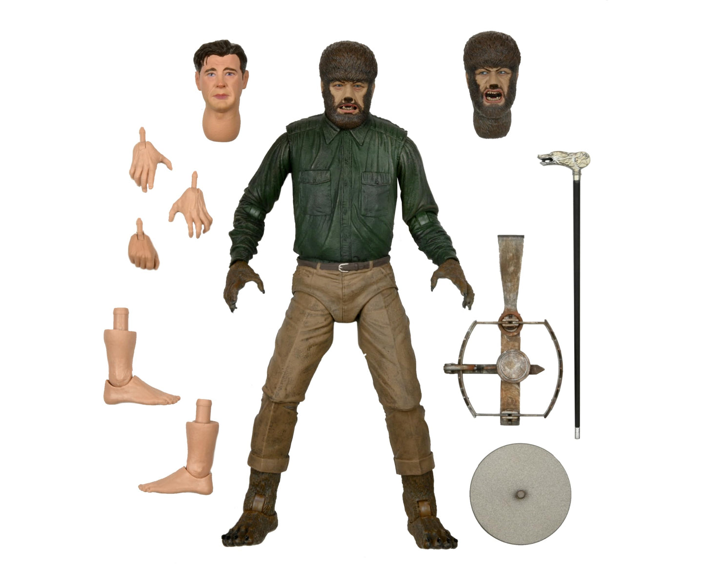 Neca - Universal Monsters Ultimate Wolf Man B&W 7' Figure