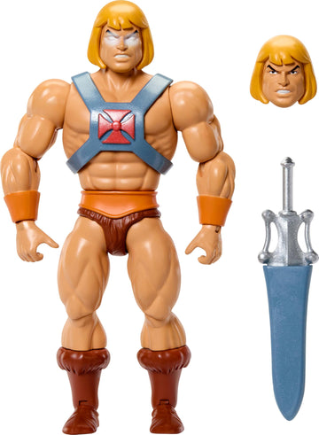 Masters of the Universe Origins Cartoon Collection Action Figure Faker  5.5-inch 1980s TV He-Man Dupe  Detailed Design & 16 Joints  Power decorative replica blade