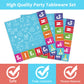 Wiooffen 96 Pcs Science Party Party Supplies Pack Mad Scientist Party Tableware Set Party Decorations Little Scientist Birthday