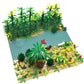 Forest Garden Building Sets Parts Plants Trees Flowers Scenery Accessories Animals Building Bricks Toy Set for Boys Girls Kids 6+ Gifts(2 Pieces 10 Base Plates)