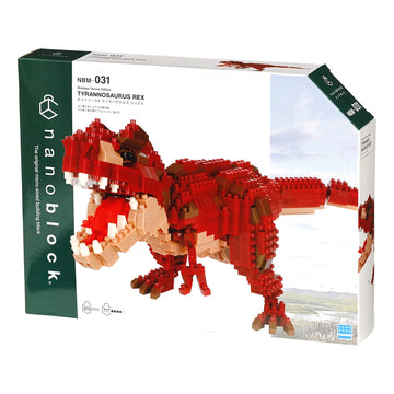 Nanoblock - Dinosaurs - Dinosaur Deluxe Edition Tyrannosaurus Rex, Advanced Hobby Series Building Kit