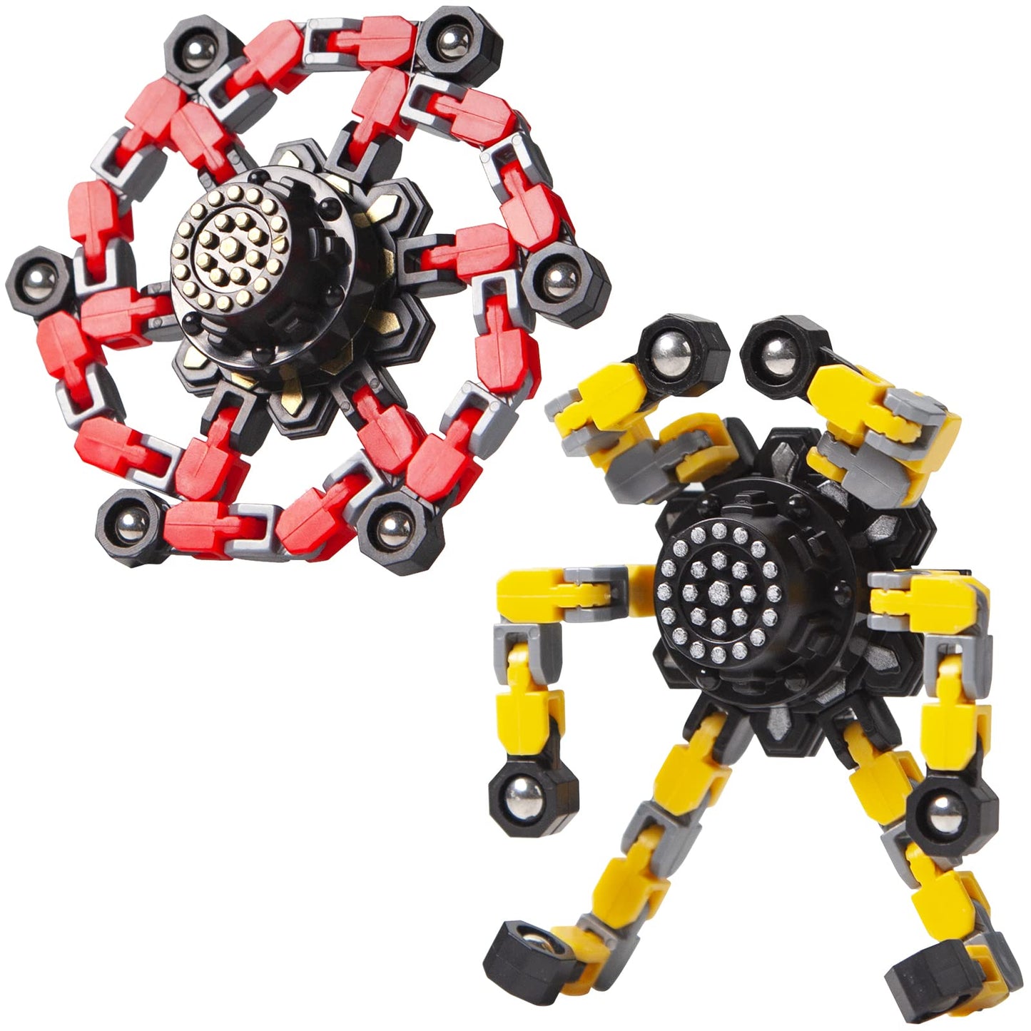 Gokeey Easter Basket Stcoking Stuffer Fidget Spinners For Kids And Adults Stress Relief Sensory Fidget Toys For Boys And Girls Fingertip Gyros Toy Sensory Toy For Kids 2 Pcs Party Favors