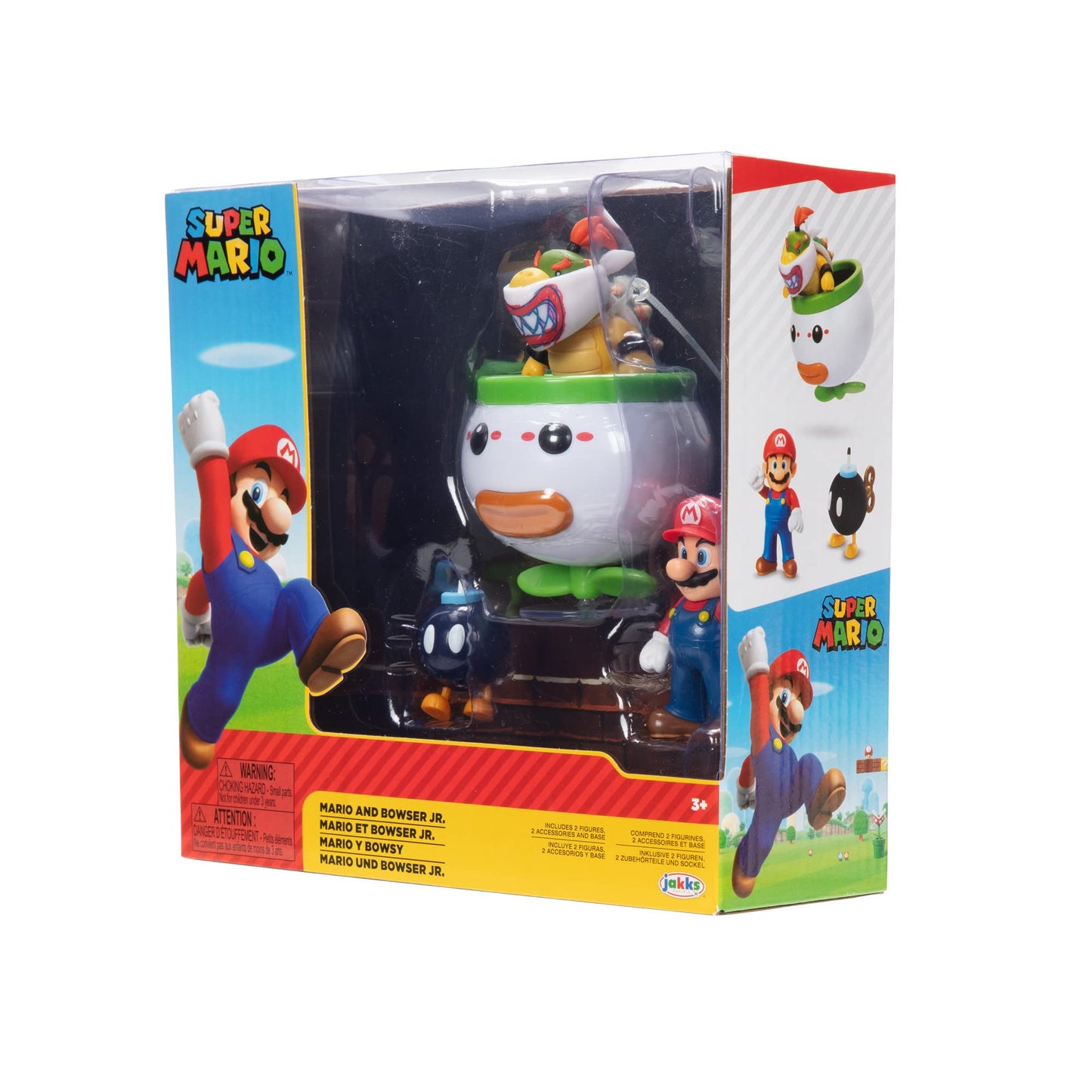 Super Mario 410314 Action Figures, Mario And Bowser