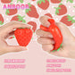 Anboor Strawberry Squishies Toy Simulation Strawberry Stress Balls Fruit Sensory Toys For Anxiety Relief