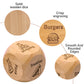 Failun Date Night Food Decision Dice With 12 Food Choices For Singles & Couples To Solve 'What To Eat' Dilemma | Ideal For Chris