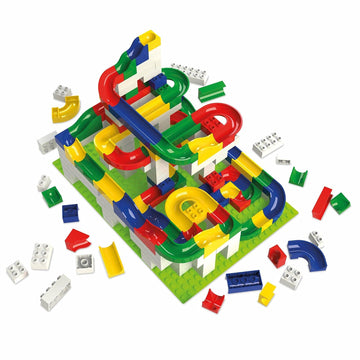 Hubelino Marble Run - 200-Piece Big Building Box - The Original! Made In Germany! - Certified And Award-Winning Marble Run