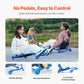 Vevor Ride On Scooter, Load Capacity Of 198 Lbs, Swing Side-To-Side For Amazing Ride Powered By Zig-Zag Motion, Ride On Drifting