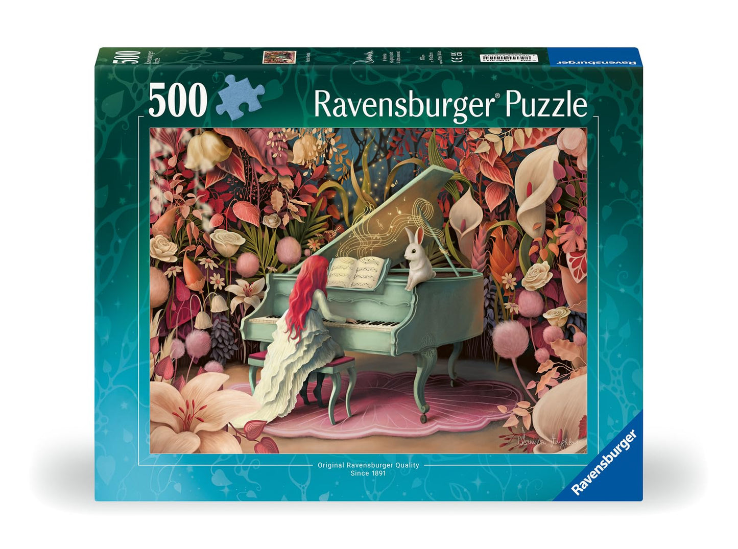 Ravensburger Rabbit Recital Jigsaw Puzzle - 500 Piece | Premium German Craftsmanship | Perfect Interlocking Fit | Vivid, Glare-F