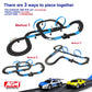Agm Mastech High Speed Series Dual Track Set, 8.4M Electric Track With 4 Vehicles Official Licensed Slot Car Racing, Comes With 2 Hand Controls And Track Parts And A Lap Counter.