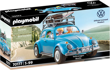 Playmobil Volkswagen Beetle Toy Car, Yellow Plastic, 34.8 x 18.7 x 9.0 cm, Model 70177