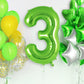 Green Number 3 Balloon 40 Inch, Big Large Foil Helium Number Balloons, Jumbo Giant Mylar Number 3 Balloons For 3 Third Birthday