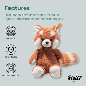 Steiff Soft Cuddly Friends Benji Red Panda, 11' Plush Toy