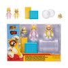 Super Mario Nintendo 2.5' Action Figures 3D World Diorama Includes Cat Mario And Cat Peach